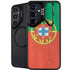 Portugal Flag Distressed Galaxy S24 FE Kickstand Case